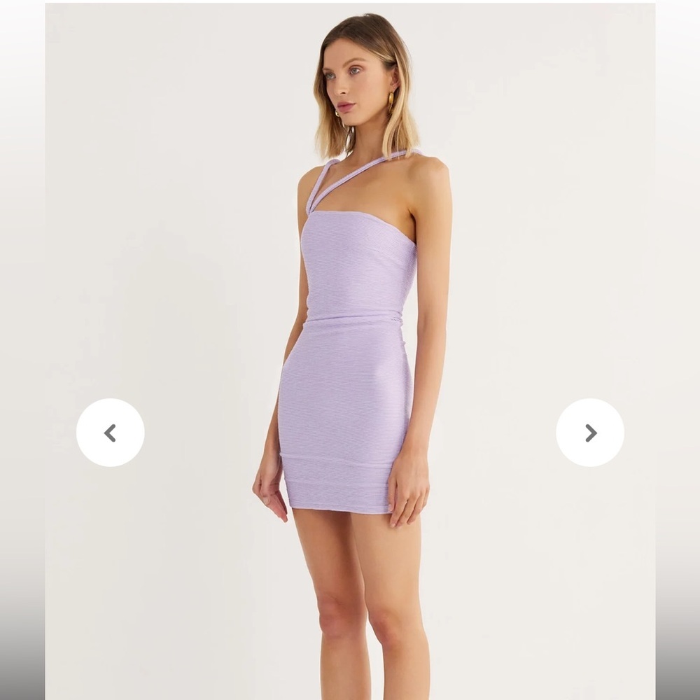NWT Rumer Penelope Mini Dress in Lavender Size XS
